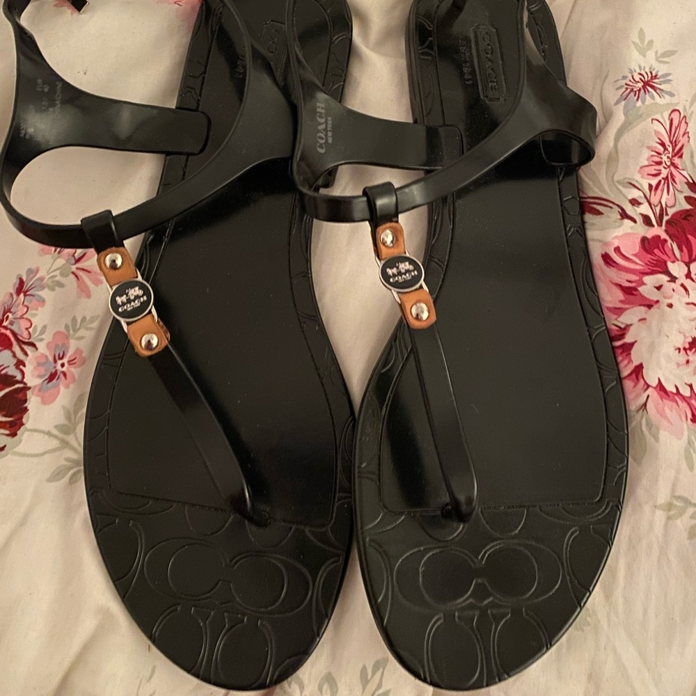 Coach size 10 sandals